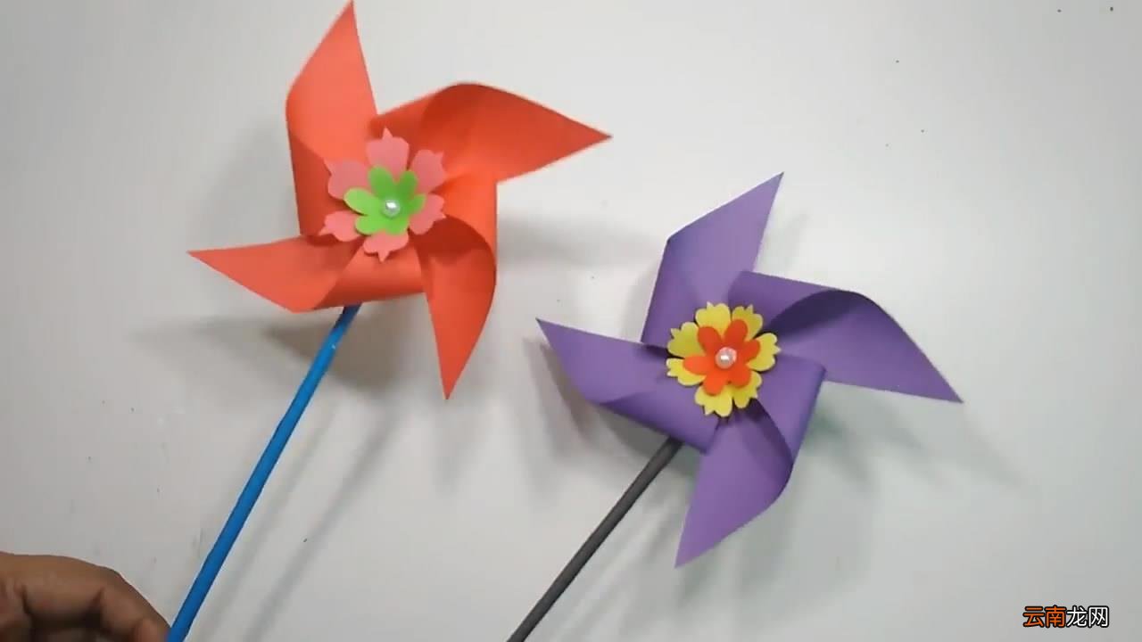 风车制作方法过程步骤图 风车的做法手工制作步骤