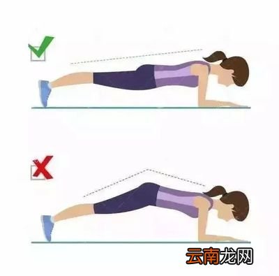 平板支撑正确姿势