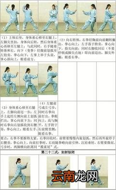 二十四式太极拳口诀