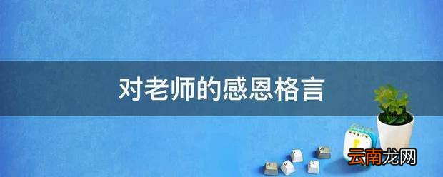 对老师的感恩格言 感恩老师的话