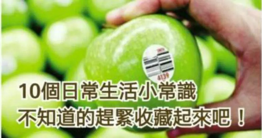 日常生活小常识大全
