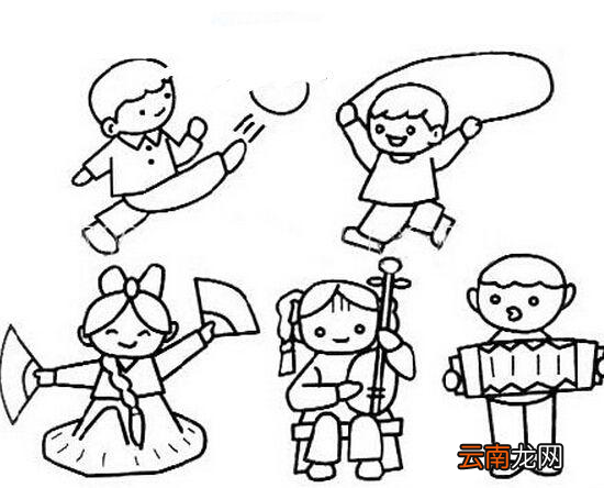 儿童简笔画图书馆儿童画法怎么画