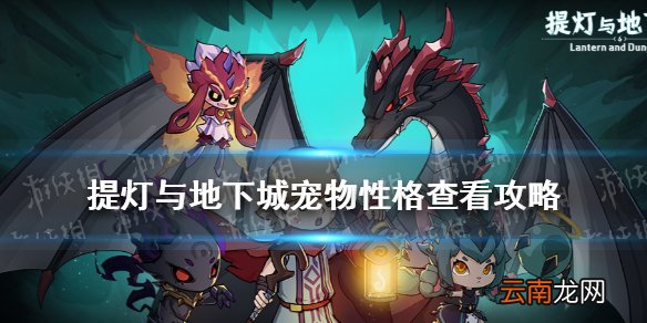 提灯与地下城宠物性格怎么查看 提灯与地下城宠物性格查看攻略