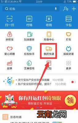 输入手机号就可以查快递
