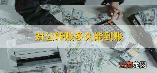 对公转账多久能到账 网银对公转账多久能到账
