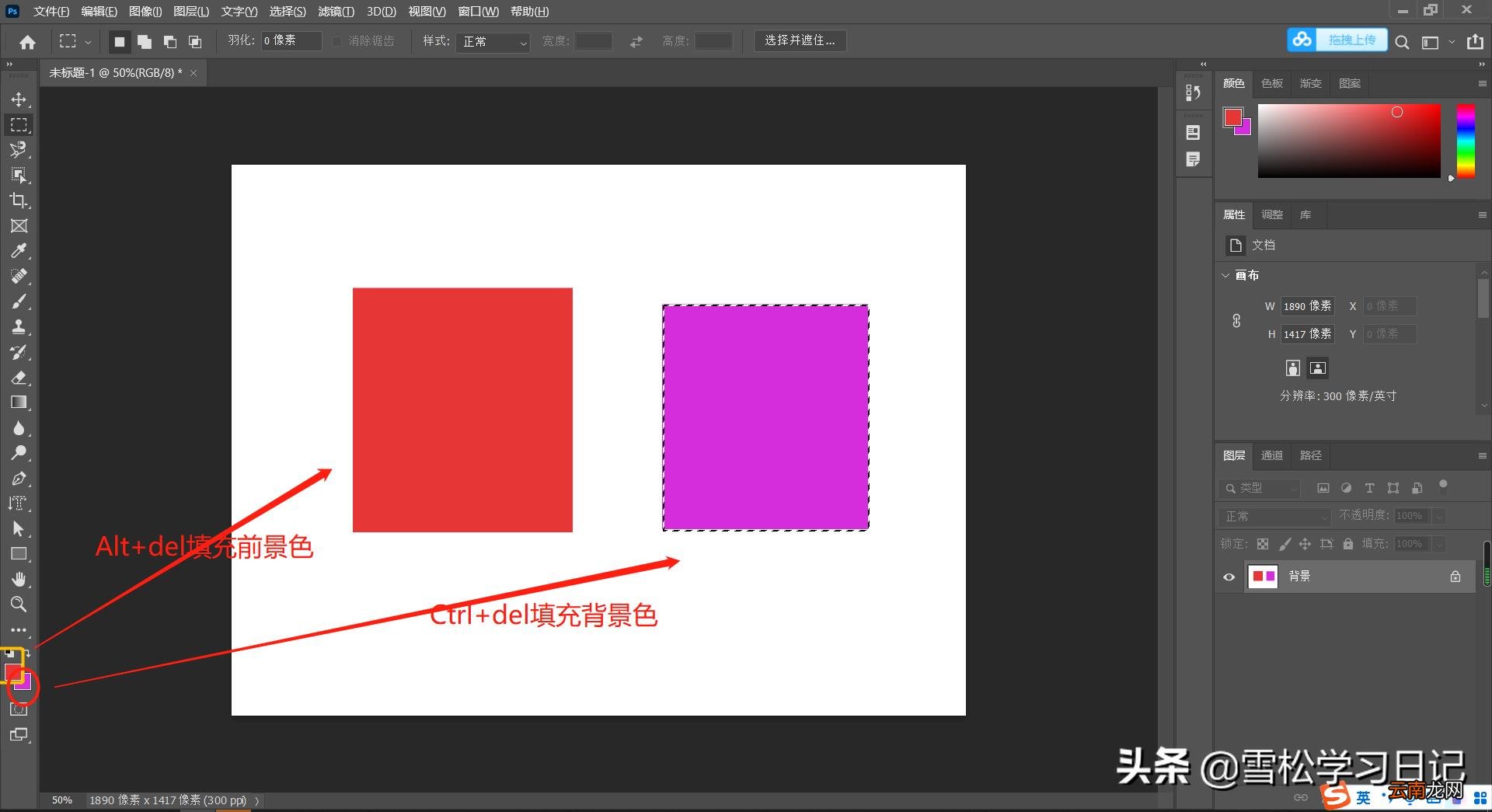 ps填充颜色快捷键 ps填充快捷键ctrl加什么