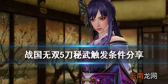 战国无双5刀秘武怎么获取 战国无双5刀秘武触发条件分享