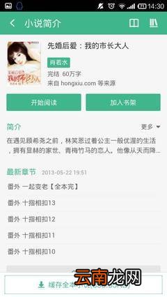 先婚后爱我的市长大人