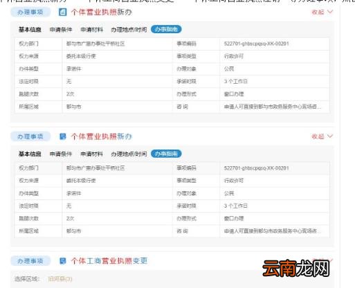 附网上申请地址流程材料 2021年贵阳办理个体营业执照在哪里