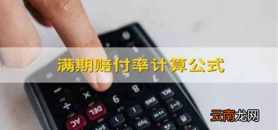 满期赔付率计算公式 满期赔付率和简单赔付率的区别