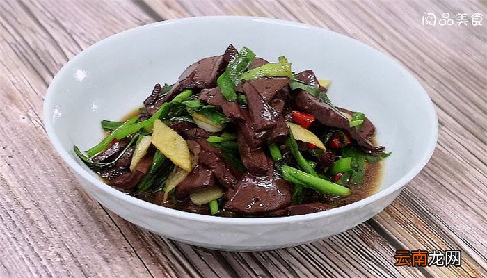 韭菜炒猪血怎么做 韭菜炒猪血做法是什么