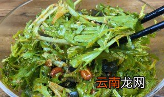 怎样凉拌苦菊最好吃 凉拌苦菊的做法