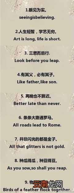 英语谚语大全