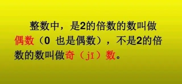 偶数的定义