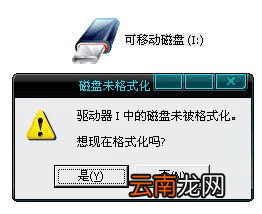 u盘提示格式化
