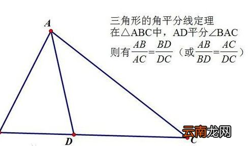 角平分线定理是什么