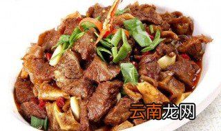 爆炒牛腩 爆炒牛腩的做法