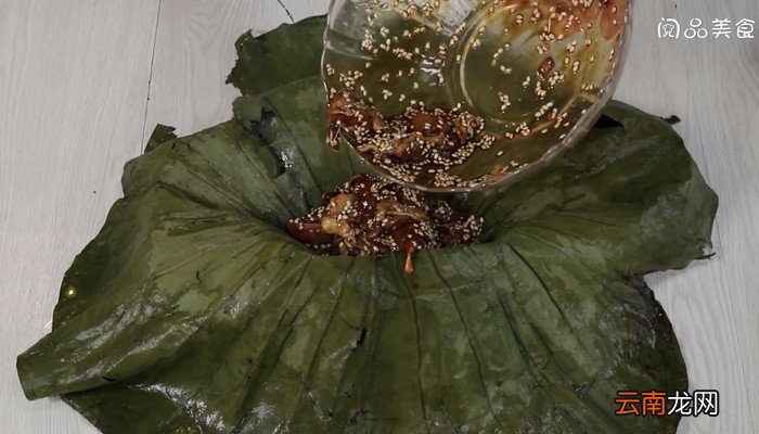 荷叶糯米鸡的做法 荷叶糯米鸡怎么做