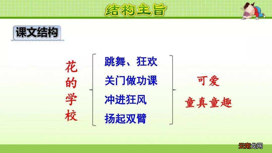 花的学校课文分析