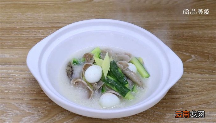 珍珠鱼肚海参汤怎么做 珍珠鱼肚海参汤做法是什么