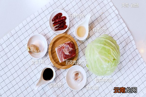 包菜炒肉的做法