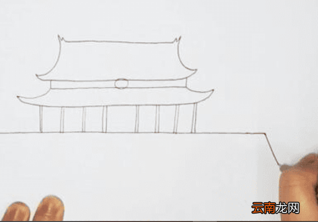 天安城门怎么画好看又简单图片