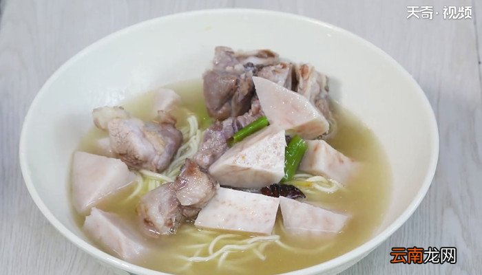 排骨汤面的做法 排骨汤面怎么做
