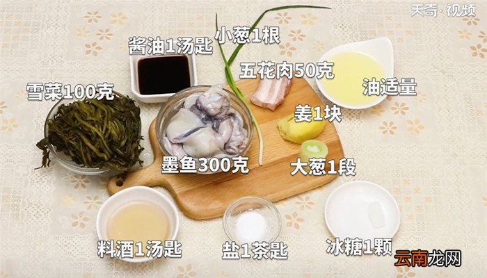雪菜炒墨鱼怎么做 雪菜炒墨鱼的做法
