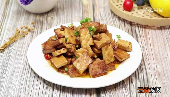 肉末炒香干 肉末炒香干的做法