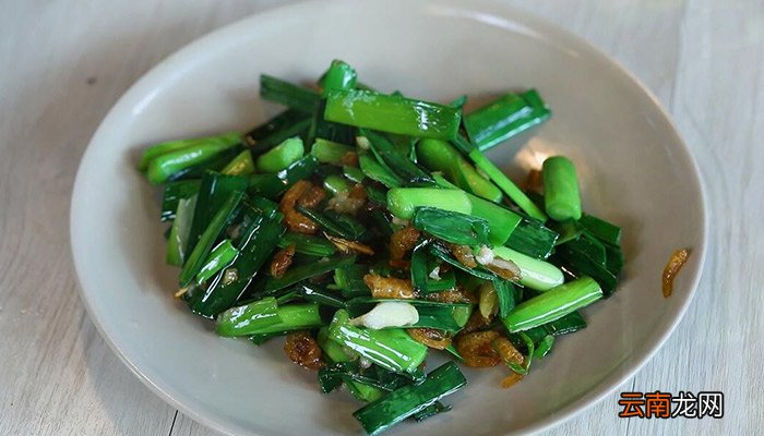 蒜苗炒干虾的做法 蒜苗炒干虾怎么做