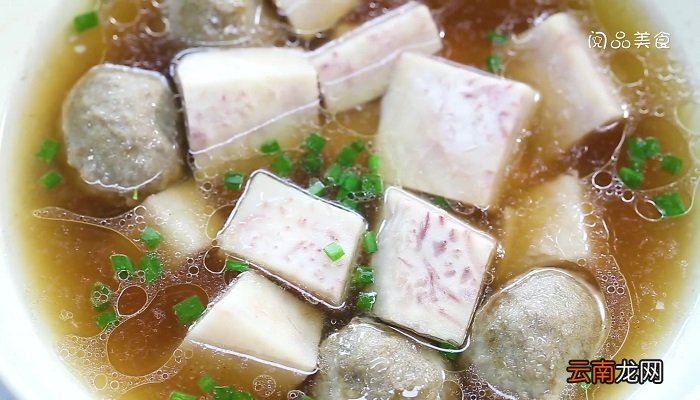 牛肉丸煮香芋怎么做 牛肉丸煮香芋的做法