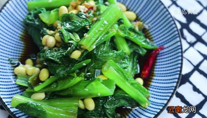 芥菜拌黄豆的做法 芥菜拌黄豆怎么做