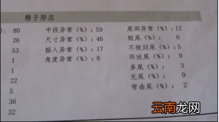 精子质量标准