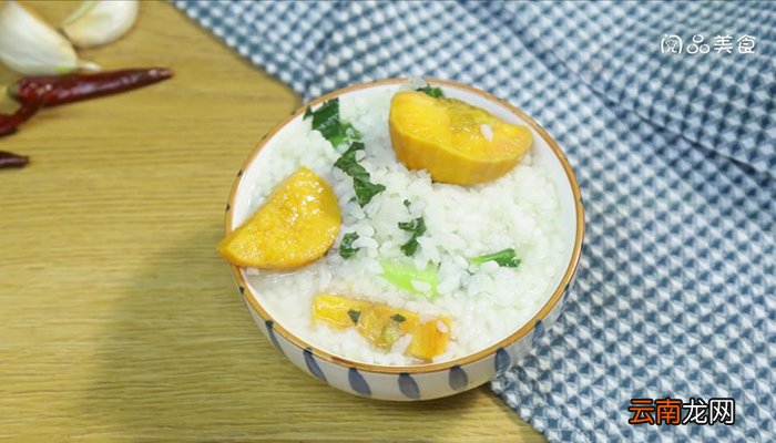 红薯青菜粥 红薯青菜粥的做法