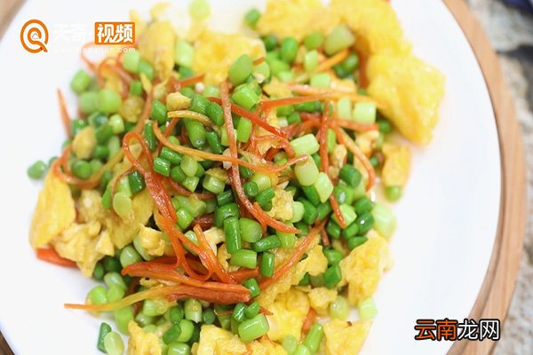 蒜薹炒鸡蛋的做法