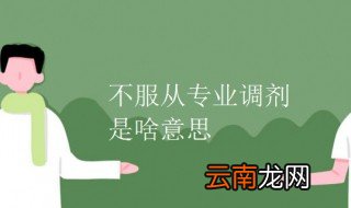 不服从专业调剂是啥意思 不服从专业调剂是什么意思