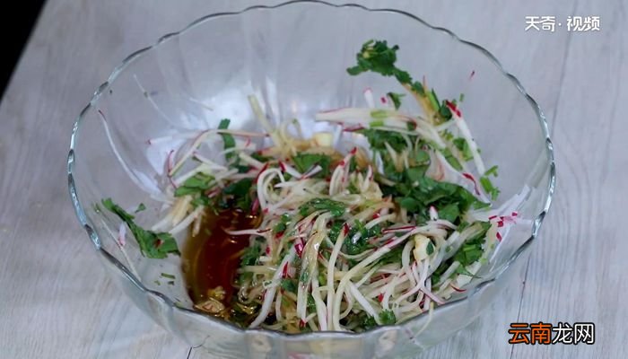 香菜萝卜丝怎么做香菜萝卜丝的做法