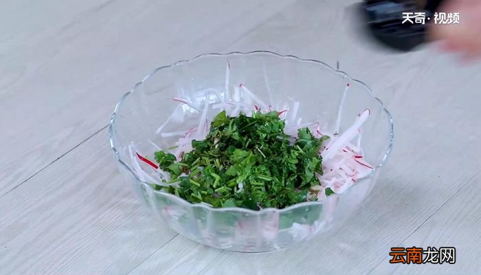 香菜萝卜丝怎么做香菜萝卜丝的做法