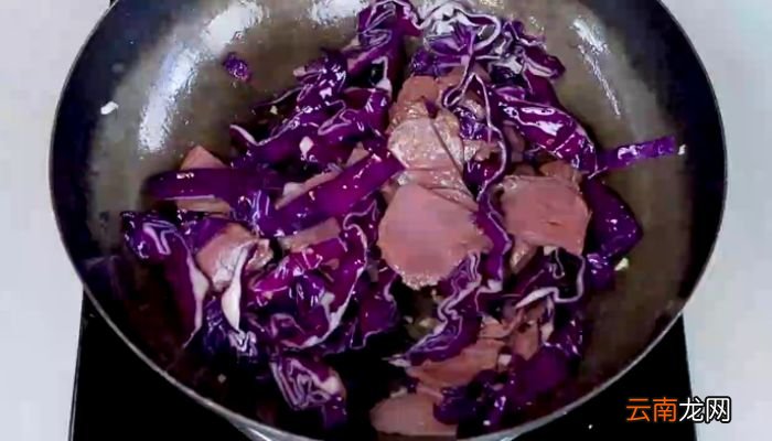 牛肉炒紫甘蓝的做法牛肉炒紫甘蓝怎么做