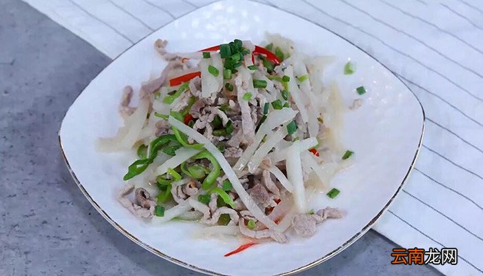 凉薯炒肉丝的做法 凉薯炒肉丝怎么做