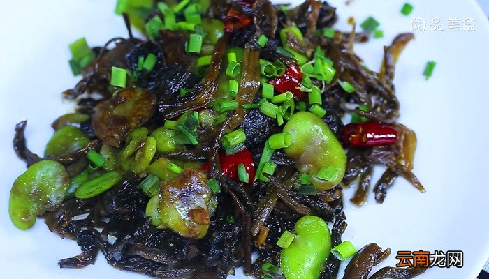 雪菜蚕豆米的做法 雪菜蚕豆米怎么做