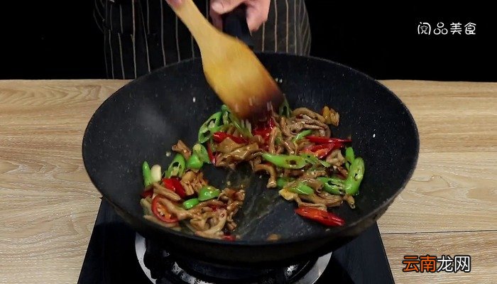 爆炒鸭肠 爆炒鸭肠