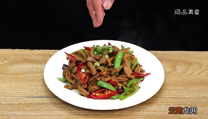 爆炒鸭肠 爆炒鸭肠