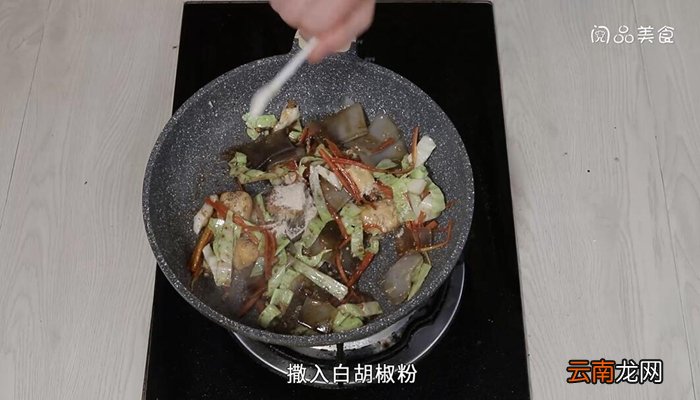 杂烩炒粉皮的做法 杂烩炒粉皮怎么做