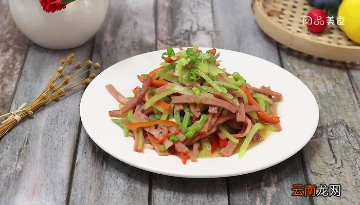 莴笋炒培根的做法 莴笋炒培根怎么做好吃