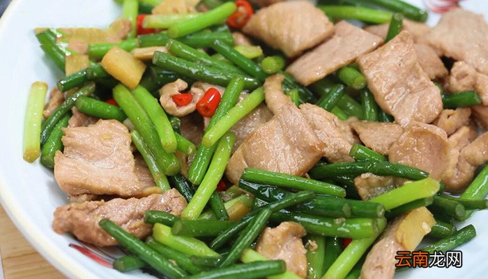 蒜薹炒肉的做法 蒜薹炒肉怎么做