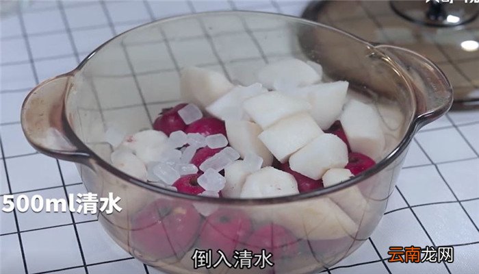 马蹄红果甜汤怎么做 马蹄红果甜汤的做法