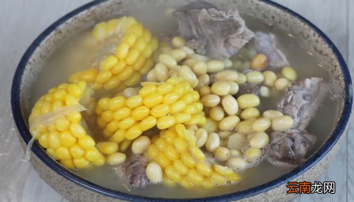 黄豆炖骨头汤的家常做法黄豆炖骨头汤怎么做