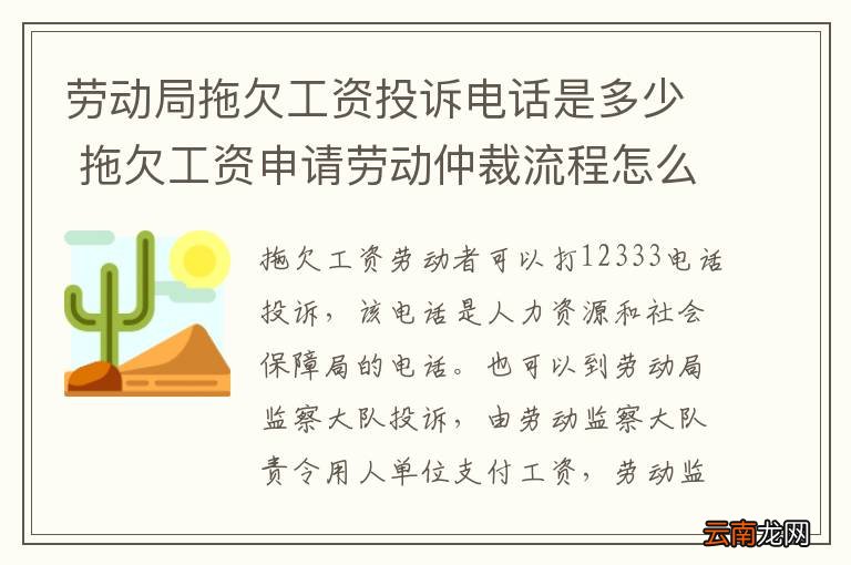 劳动局拖欠工资投诉电话是多少 拖欠工资申请劳动仲裁流程怎么走