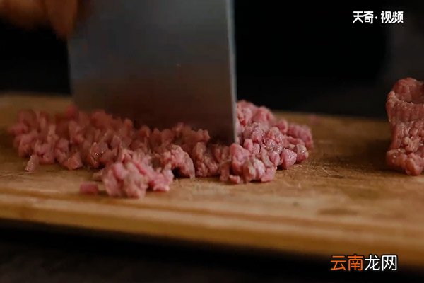 茄子牛肉末的做法